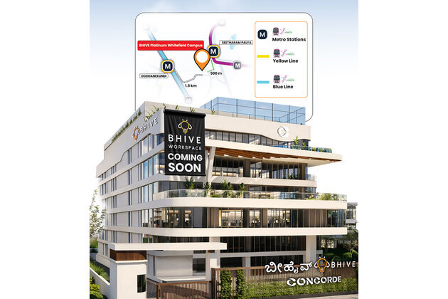 BHIVE Expands Whitefield Footprint with 3000+ Seat at Concorde Econex Campus
