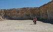 Texas Drone Professionals on-site at L'Hoist's Clifton quarry to take drone images for fragmentation of blast piles