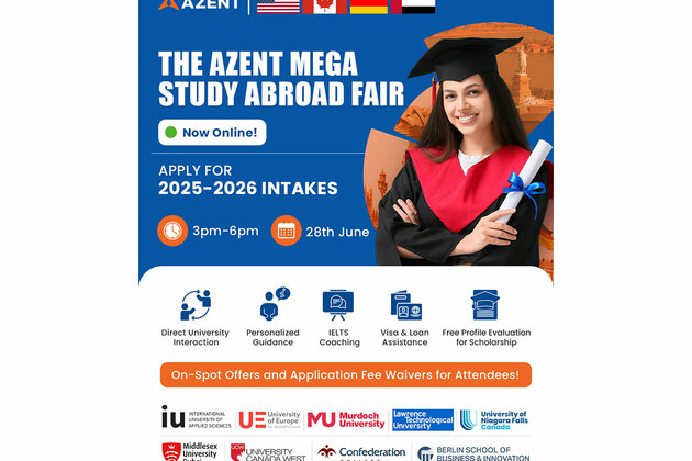 Azent Overseas Education Hosts Mega Online Study Abroad Fair