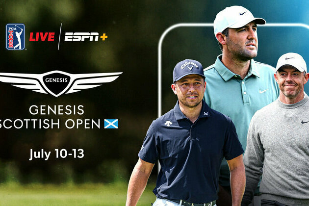 Exclusively on PGA TOUR LIVE on ESPN+: Early Morning Live Coverage of Genesis Scottish Open