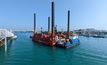  Fugro’s Aran 250 jack-up barge situated in Guernsey port