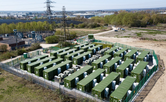 A battery storage facility similar to the project planned in Blyth | Credit: Enviromena