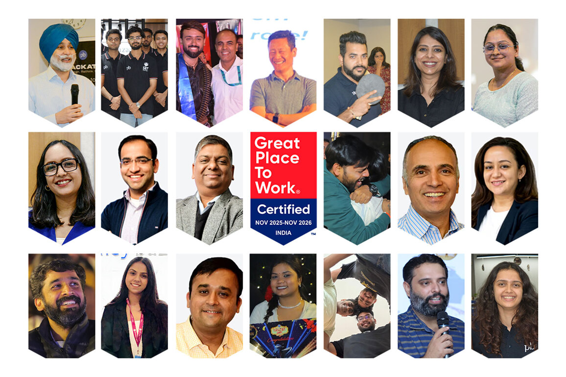 Policybazaar Certified as a Great Place to Work for the Second Consecutive Year