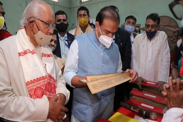Assam CM Himanta Biswa Sarma visits Srimanta Sankardev Research Institute in Nagaon, takes stock of manuscripts