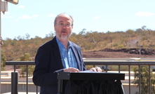  WA Mines Minister Bill Johnston at Mulla Mulla village in August 2019