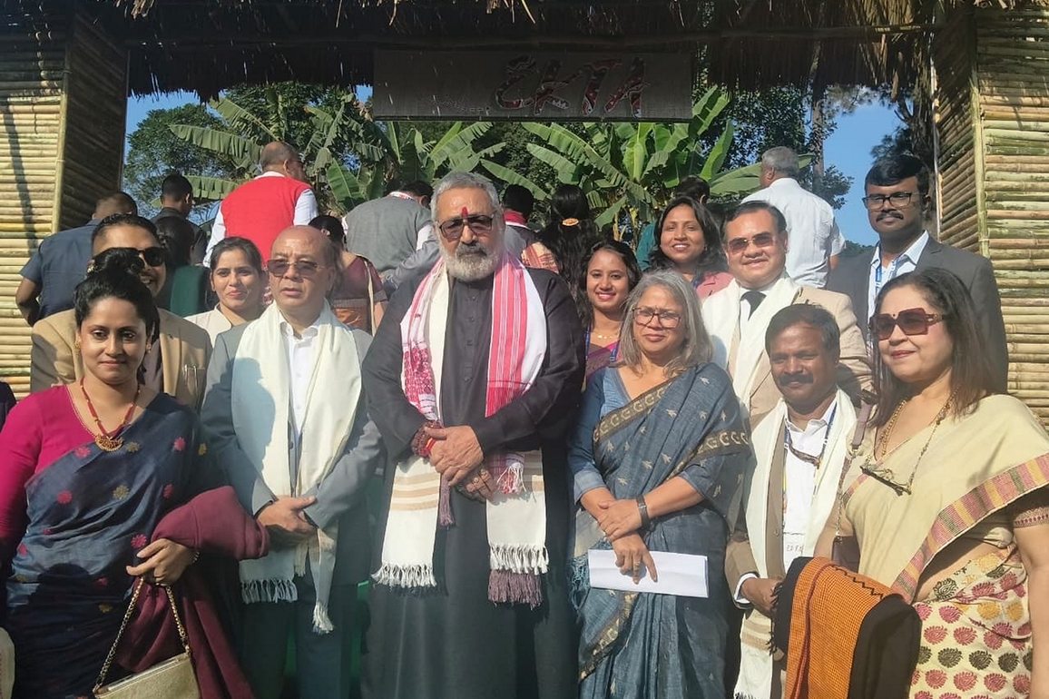 Union Minister Giriraj Singh inaugurates Exhibition cum Knowledge Sharing for Textiles Advantage Meghalaya at Nongpoh