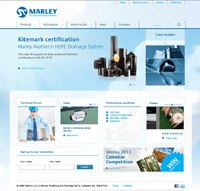 New website for Marley Plumbing and Drainage