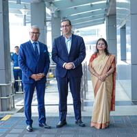 Cyprus Foreign Minister Constantinos Kombos arrives in India on first official visit