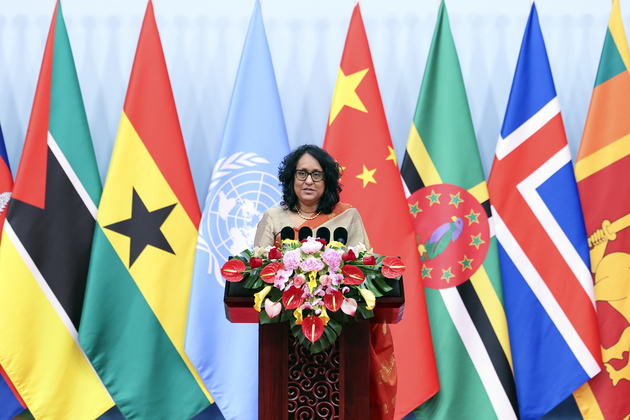 CHINA-BEIJING-GLOBAL LEADERS' MEETING ON WOMEN-OPENING CEREMONY-SPEECHES (CN)