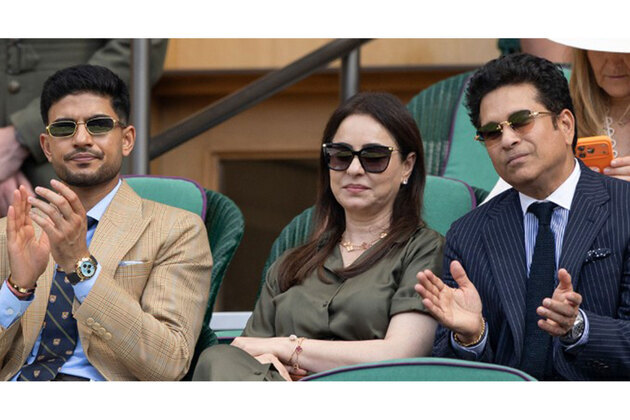 Wimbledon celebrates Tendulkar, Kohli, Gill as "three generations of Indian cricketing royalty"