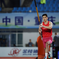 (SP)CHINA-CHONGQING-ATHLETICS-ASIAN JUMPING CHAMPIONSHIPS-MEN'S POLE VAULT (CN)