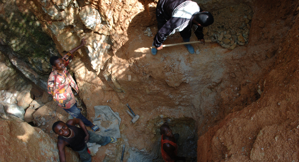 Artisanal mining in the DRC