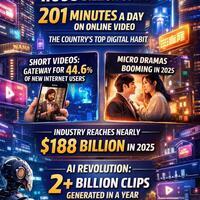 AI Poster | China records over 1 billion online audiovisual users, topping all other internet apps