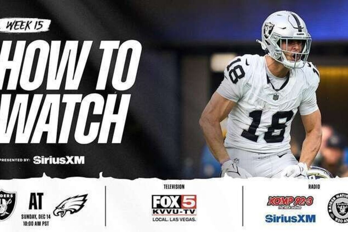 How to watch, listen to and livestream Raiders at Eagles