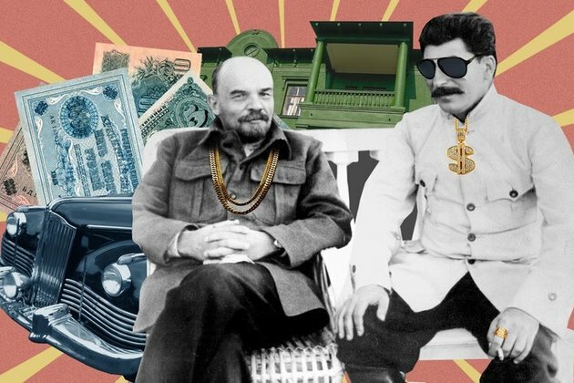 How much money did Lenin and Stalin make