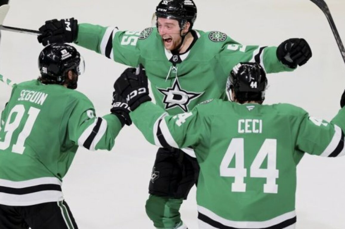 Harley scores power-play goal in OT as Stars beat Jets 2-1 to win series