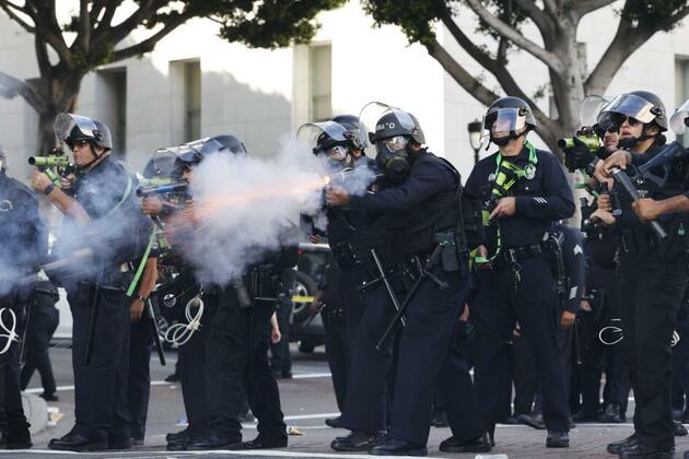 LAPD chief defends recent protest tactics- &#39;Swift and measured action&#39;