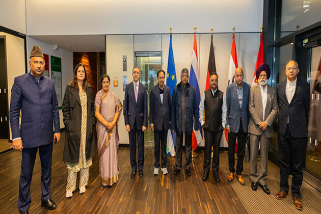 All party-delegation led by BJP MP Ravi Shankar Prasad arrives in Berlin