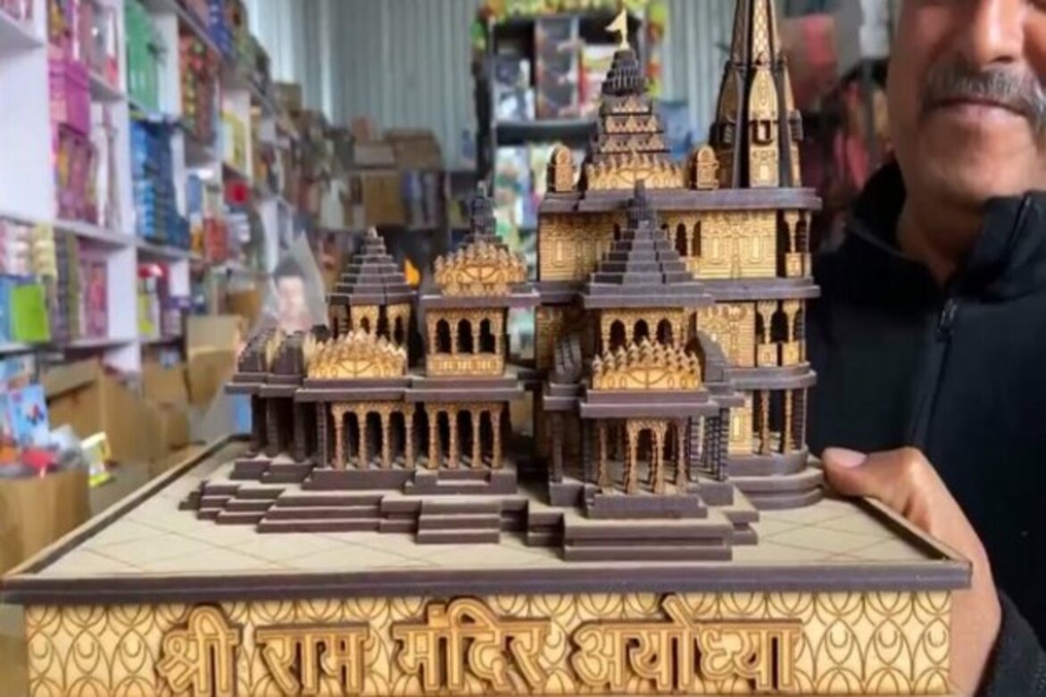 Ayodhya: Ram temple replicas fetch eyeballs as consecration date draws near