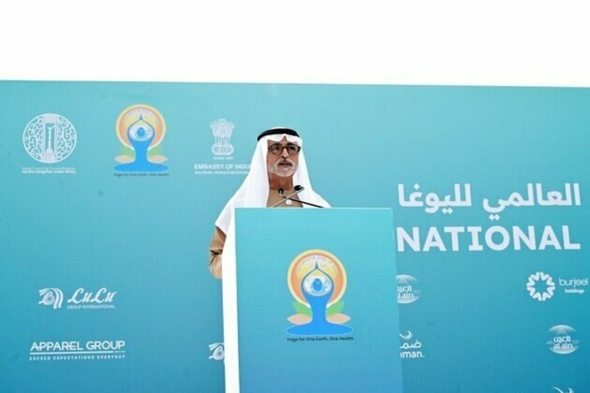 Nahyan bin Mubarak attends 11th International Day of Yoga celebration in Abu Dhabi