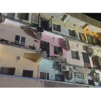 Gujarat: Locals safely evacuated after balcony collapse traps several Vadodara's Soma Talab