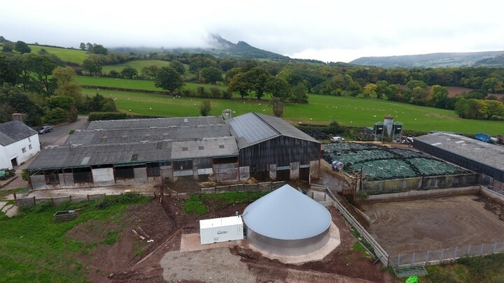A 22kW installation next to Abergavenny installed in 2022 (©Biolectric)