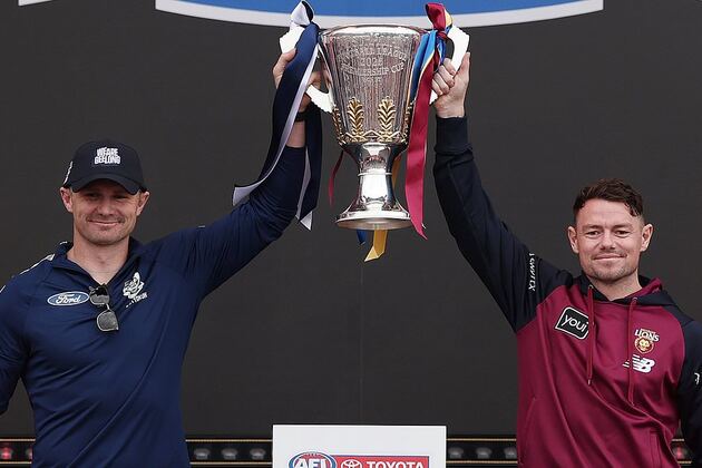 AFL grand final LIVE- All the latest updates and scores as Geelong take on Brisbane at the MCG
