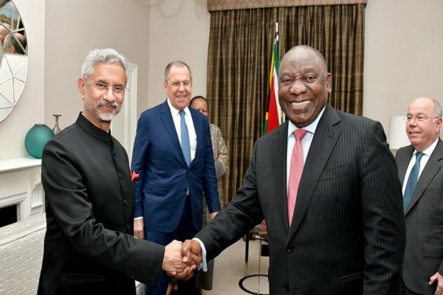 Jaishankar calls on South Africa's President on sidelines of BRICS meeting