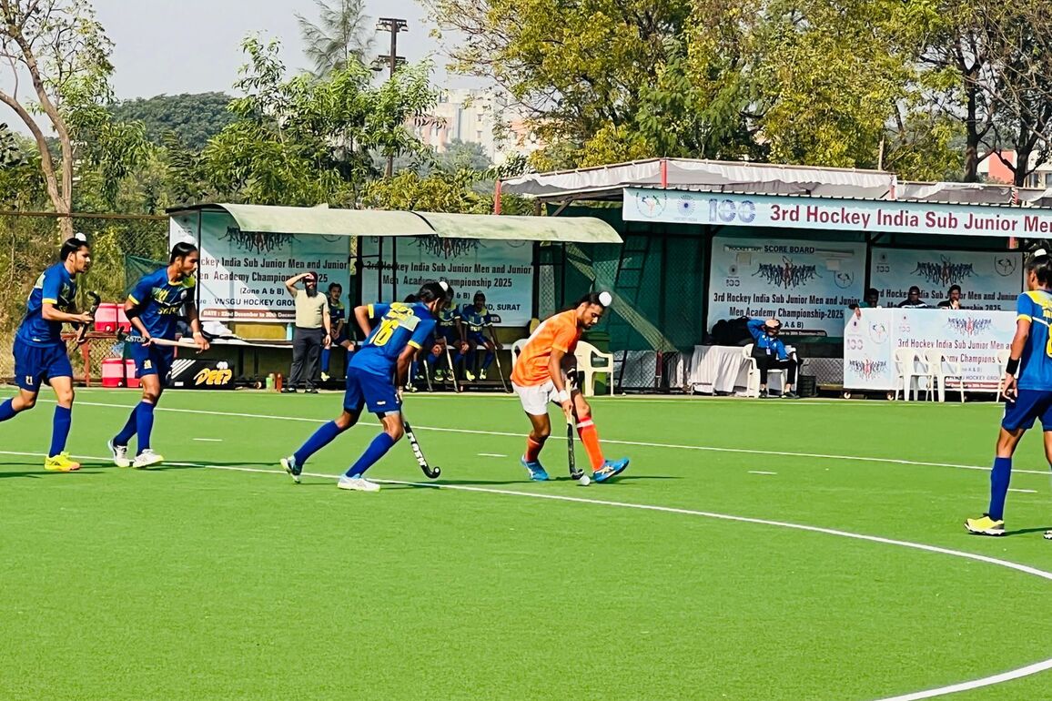 Hockey India Junior & Sub Junior Men Academy Championship 2025-Zone A & B: Roundglass Punjab Hockey Club Academy defeats Army Boys Sports Company 2-0 in finals