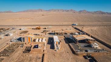 Kal Tire's recycling plant in Northern Chile