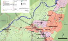  Mapa mostra área afetada pelo mineroduto de Paragominas