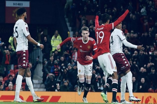 FA Cup: Manchester United survive Villa to advance into fourth round