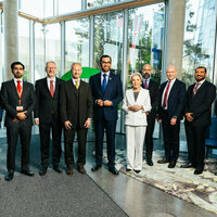 Dr. Sultan Al Jaber visits OMV headquarters in Austria to advance strategic energy partnership