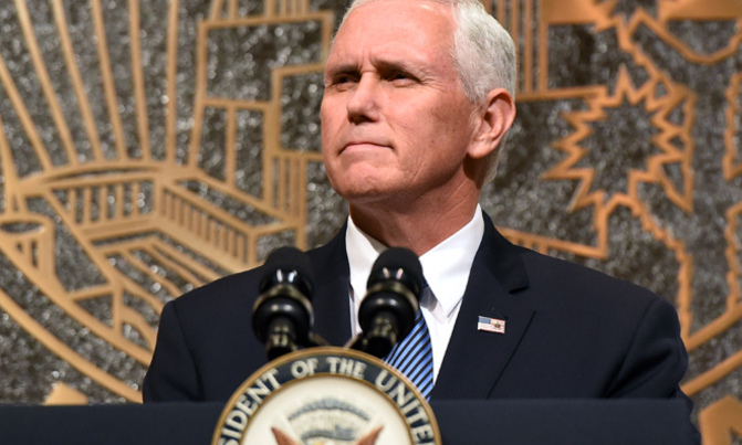 US vice-president exits game after anthem protest US vice-president exits game after anthem protest