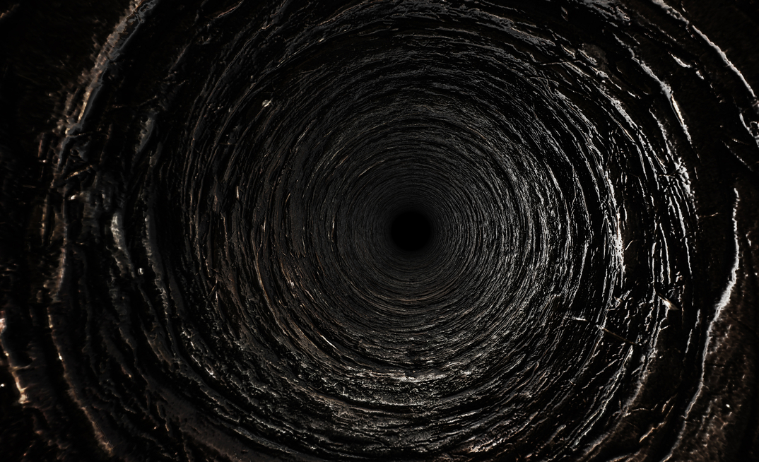 Underground tunnel.