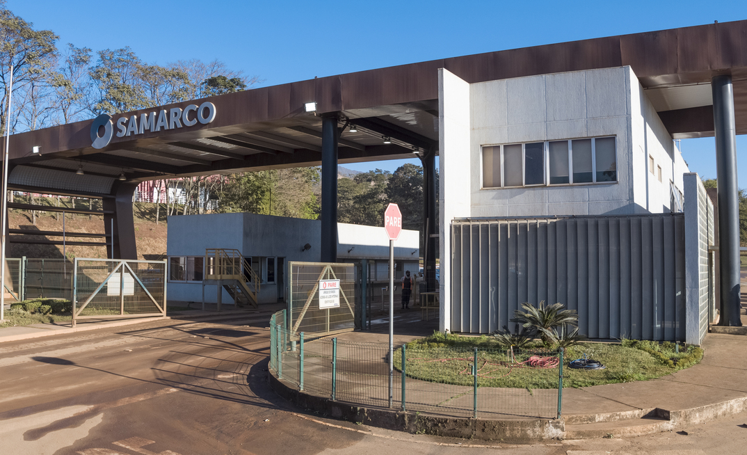 Fachada da Samarco em Mariana (MG)/Divulgação