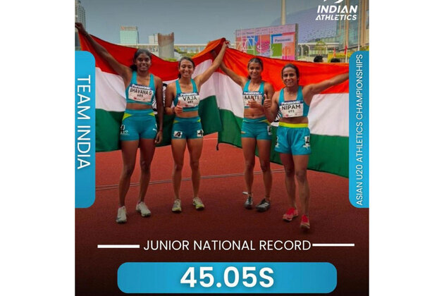 Asian U20 Athletics C'ships: Indian relay athletes break records, secure medals