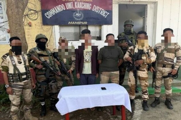 Manipur: Police arrest militants involved in extortion; recover rifles, mortars, IEDs from hill-valley districts