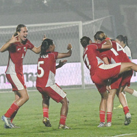 (SP)INDONESIA-TANGERANG-FOOTBALL-AFC WOMEN'S ASIAN CUP QUALIFIERS-GROUP D-INDONESIA VS KYRGYZSTAN