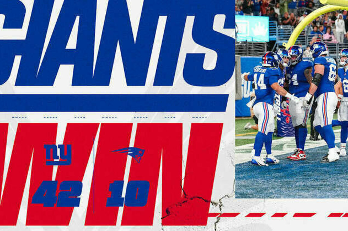 Instant Analysis: Giants defeat Patriots 42-10, finish preseason 3-0