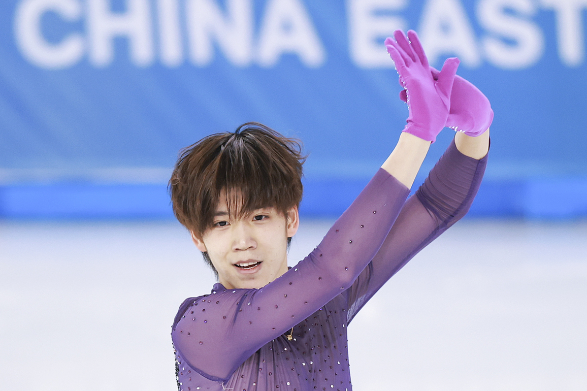 (SP)CHINA-HARBIN-ASIAN WINTER GAMES-ICE HOCKEY-FIGURE SKATING-MEN SINGLE SKATING FREE SKATING(CN)