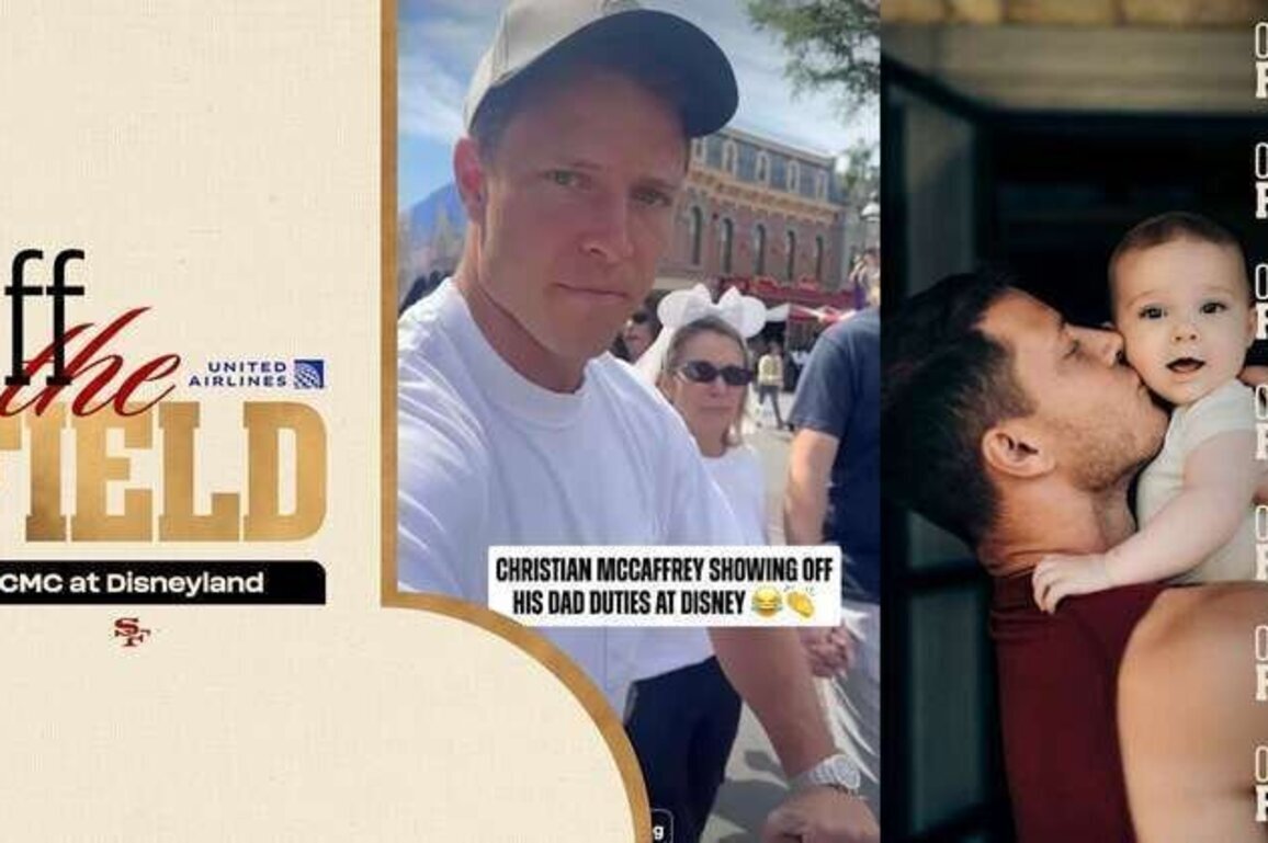 Christian McCaffrey Takes on Disneyland Dad Duties | Off the Field