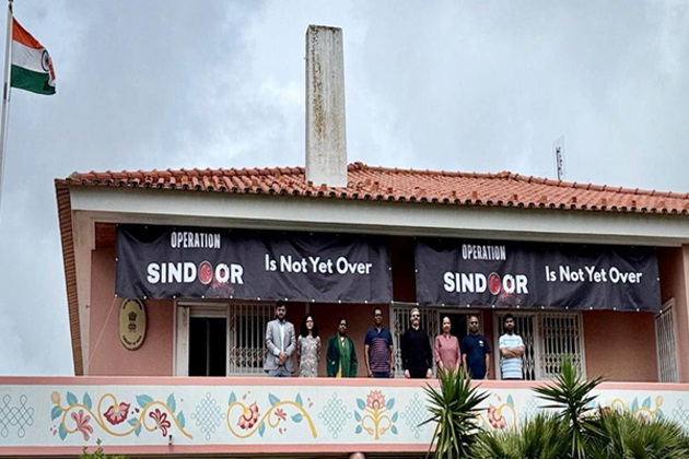 Indian Embassy in Portugal calls Pakistani nationals' protest "desperate provocation", responds with message of 'Operation Sindoor'