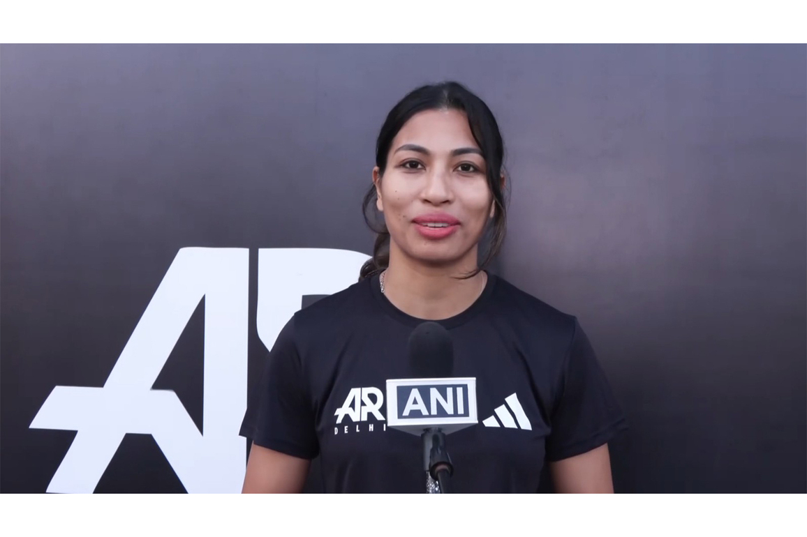 Lovlina Borgohain participates in Adidas India's Shake Out Run in Delhi