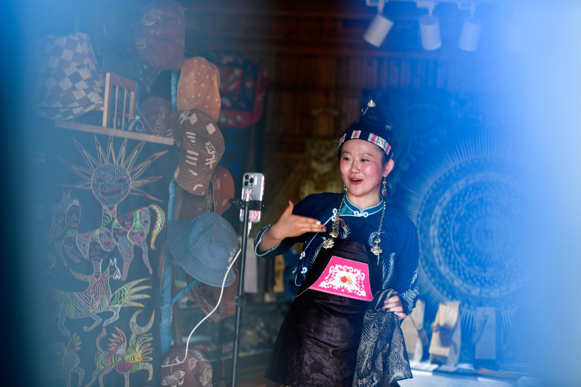 (GloriousGuizhou) CHINA-GUIZHOU-DANZHAI COUNTY-WAX DYEING-RURAL REVITALIZATION (CN)