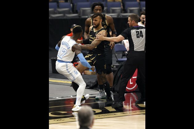 NBA suspends three after Lakers-Raptors skirmish