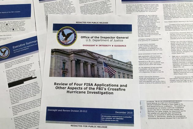 IG FBI Was Justified in Opening Russia Probe