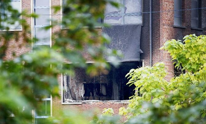 Belgium arrests five suspects after crime lab blast: prosecutor Belgium arrests five suspects after crime lab blast: prosecutor