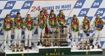 Graham sponsored-star is on Le Mans rostrum again 