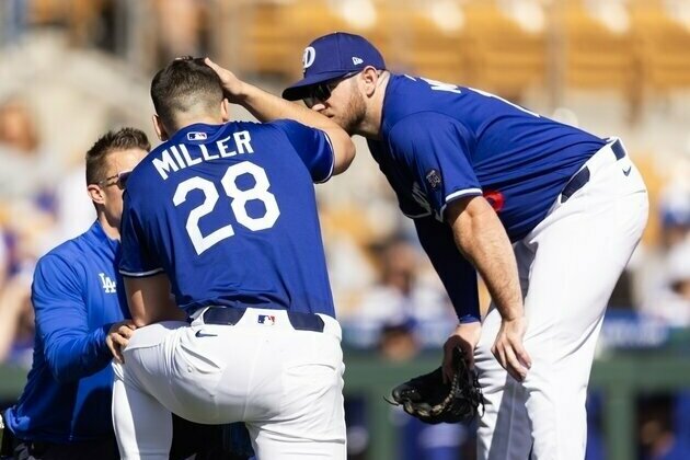 Dodgers RHP Bobby Miller improving after being hit by line drive